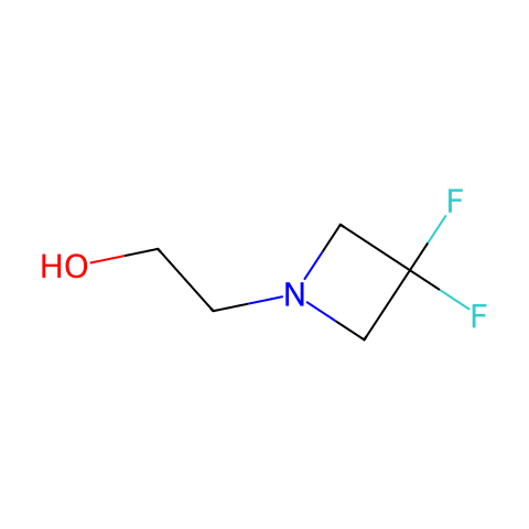 2-(3,3-difluoroazetidin-1-yl)ethan-1-ol结构图