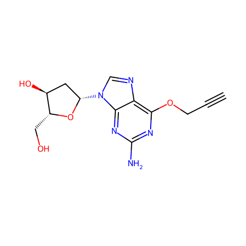6-O-Propynyl-2'-deoxyguanosine结构图