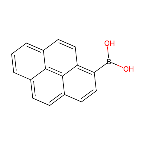 1-芘硼酸结构图