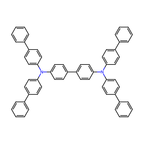N,N,N',N'-四(4-联苯基)联苯胺结构图