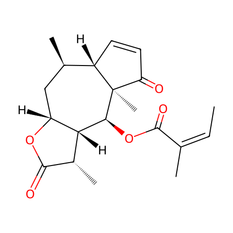 短叶老鹤草素 A结构图