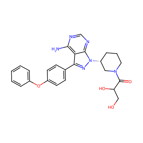 Dihydrodiol-Ibrutinib结构图
