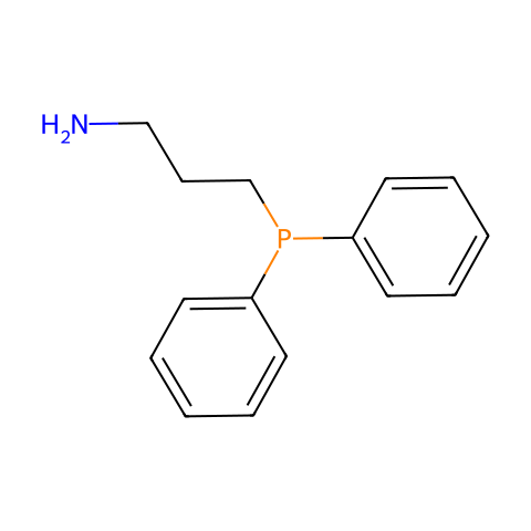 3-(二苯基膦基)丙胺结构图