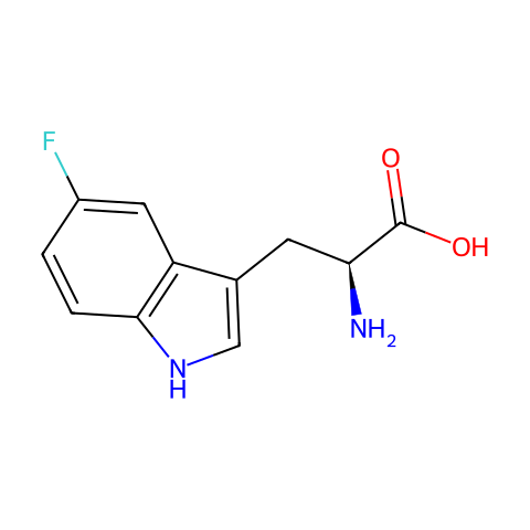 L-5-氟色氨酸结构图