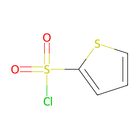 噻吩-2-磺酰氯结构图