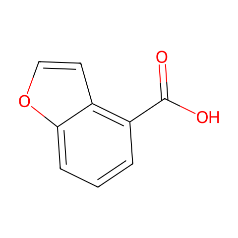 苯并呋喃-4-甲酸结构图