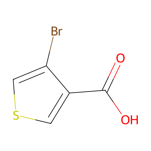 4-Bromothiophene-3-Carboxylic Acid结构图