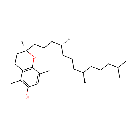 D-β-生育酚结构图
