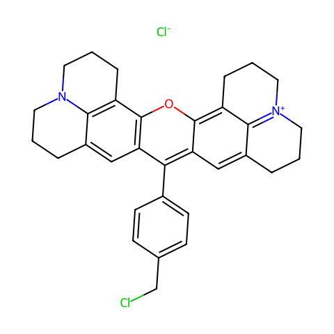 MitoTracker Red CMXRos（线粒体红色荧光探针）结构图