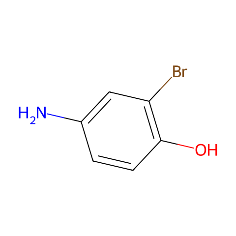 4-氨基-2-溴苯酚结构图