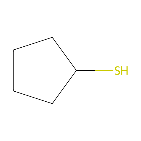 环戊硫醇结构图