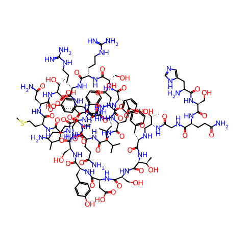Glucagon （GLU）结构图