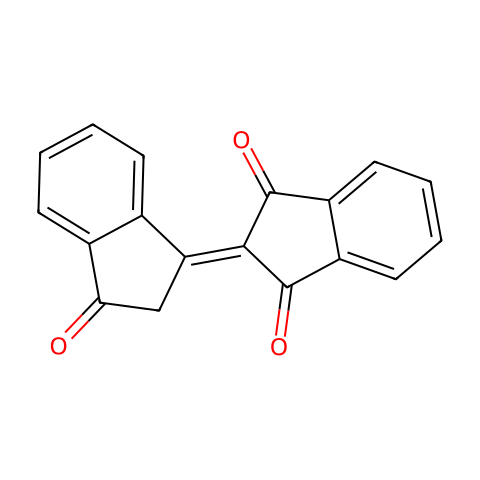 酐-双-(茚满-1,3-二酮)[用于伯胺类的检出]结构图