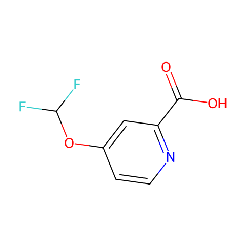 4-(Difluoromethoxy)picolinic acid结构图