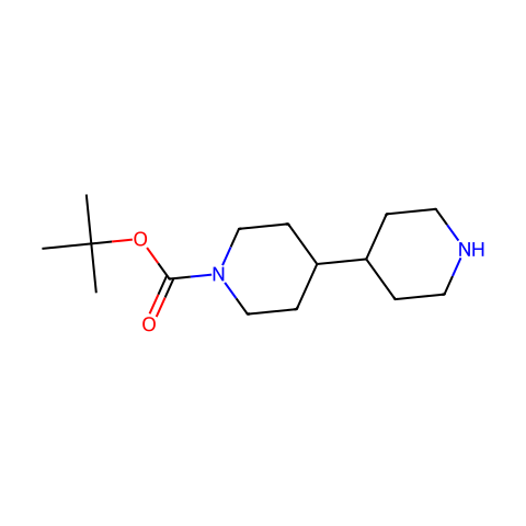 N-BOC-4,4-联哌啶结构图