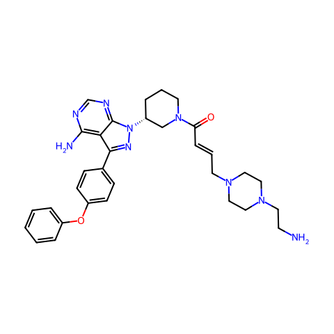 Ibrutinib-MPEA结构图