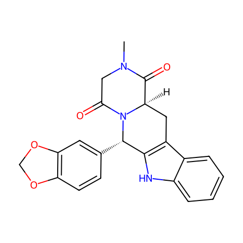 顺-ent-他达拉非（他达拉非杂质C）结构图