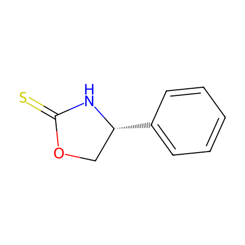 (R)-4-苯基噁唑烷-2-硫酮结构图