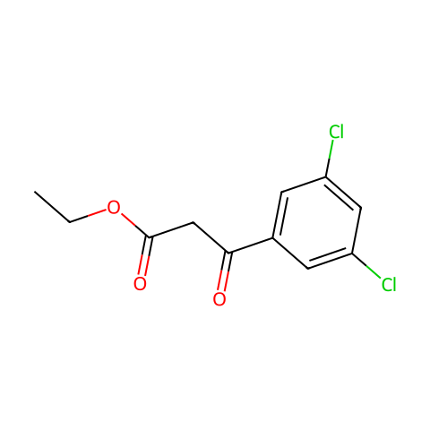 ethyl 3-(3,5-dichlorophenyl)-3-oxopropanoate结构图
