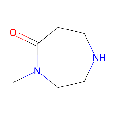 5H-1,4-Diazepin-5-one,hexahydro-4-methyl-(9CI)结构图