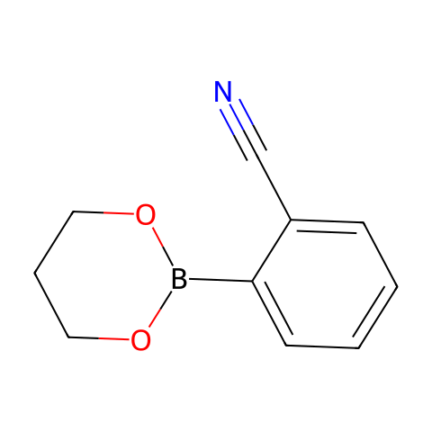 2-氰基苯基硼酸1,3-丙二酯结构图
