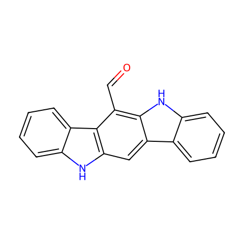 6-FORMYLINDOLO [3,2-B] CARBAZOLE结构图