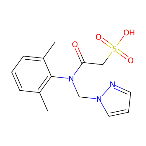 Metazachlorethanesulfonicacid结构图