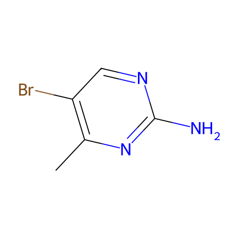2-氨基-4-甲基-5-溴嘧啶结构图