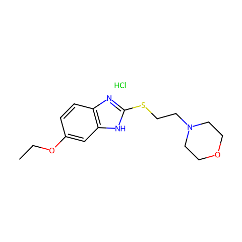 Fabomotizole hydrochloride结构图
