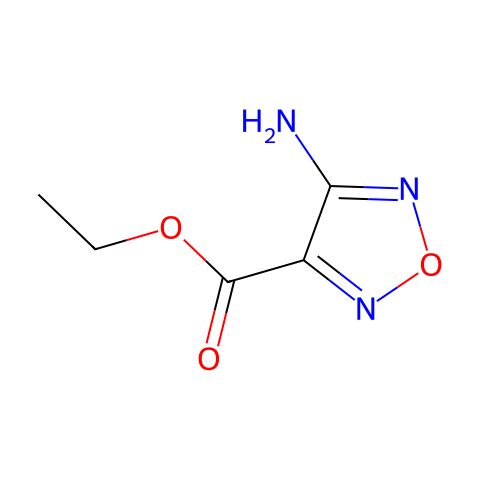 4-Amino-furazan-3-carboxylic acid ethyl ester结构图