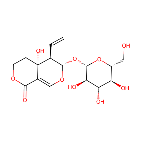 獐牙菜苦苷 分子结构图