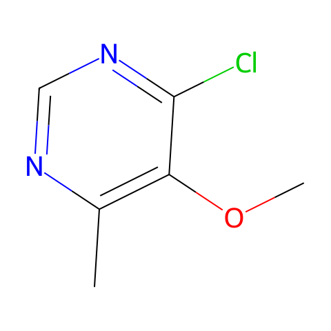 4-chloro-5-methoxy-6-methyl-pyrimidine结构图