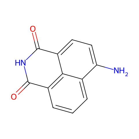 4-氨基-1,8-萘酰亚胺结构图