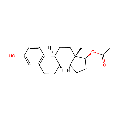 Beta-Estradiol 17-Acetate结构图