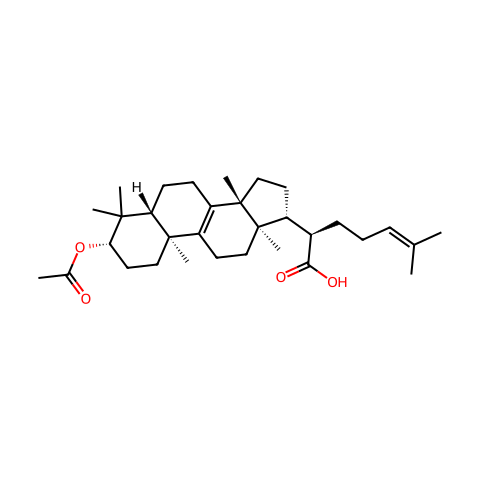 Tsugaric acid A结构图