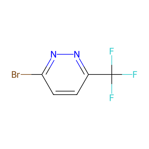 3-溴-6-(三氟甲基)哒嗪结构图