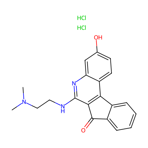 TAS-103 (dihydrochloride)结构图