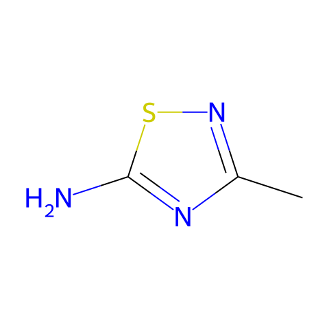 5-氨基-3-甲基-1,2,4-噻二唑结构图