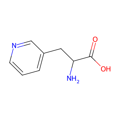 2-氨基-3-（吡啶-3-基）丙酸结构图