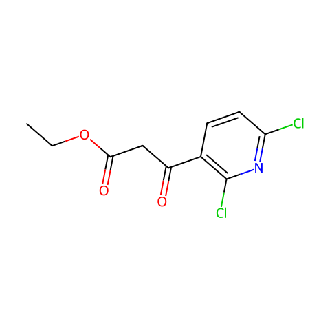 ETHYL 3-(2,6-DICHLOROPYRIDIN-3-YL)-3-OXOPROPANOATE结构图