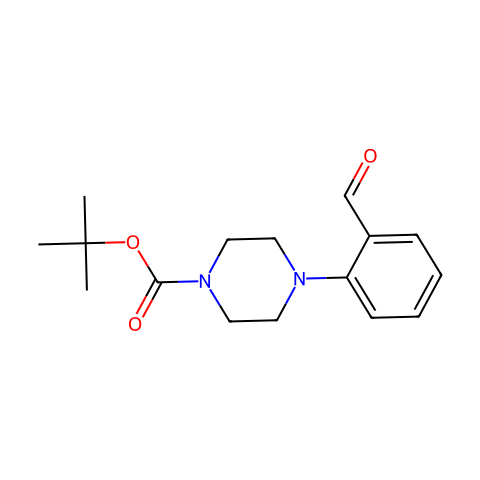 4-(2-Formylphenyl)Piperazine-1-Carboxylic Acid Tert-Butyl Ester结构图