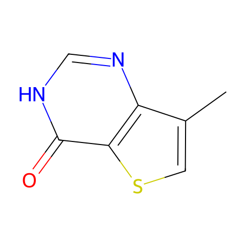 7-甲基噻吩并[3,2-D]嘧啶-4(3H)-酮结构图