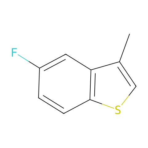 5-氟-3-甲基硫茚结构图