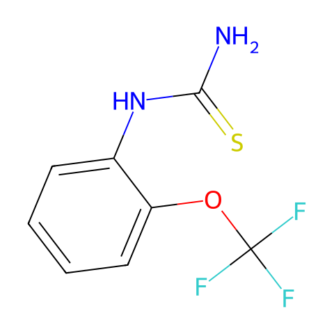 1-(2-(TRIFLUOROMETHOXY)PHENYL)-2-THIOUREA结构图