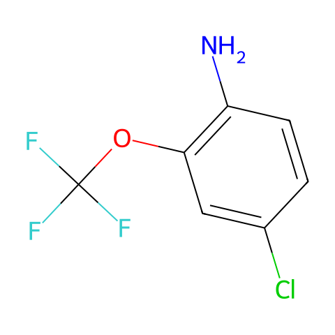 4-氯-2-(三氟甲氧基)苯胺结构图