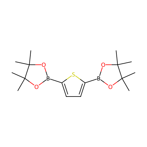 噻吩-2,5-二硼酸二频哪酯结构图