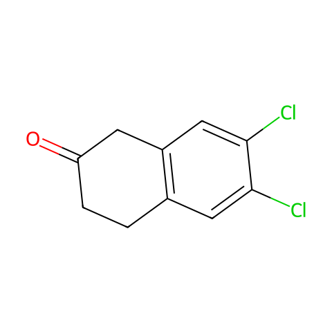 6,7-Dichloro-2-tetralone结构图
