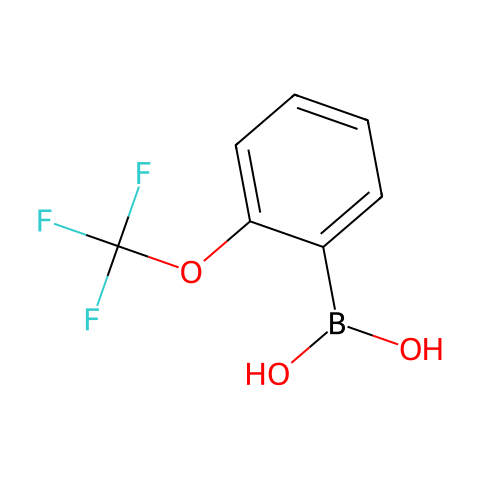 2-(三氟甲氧基)苯硼酸 （含不等量酸酐）结构图