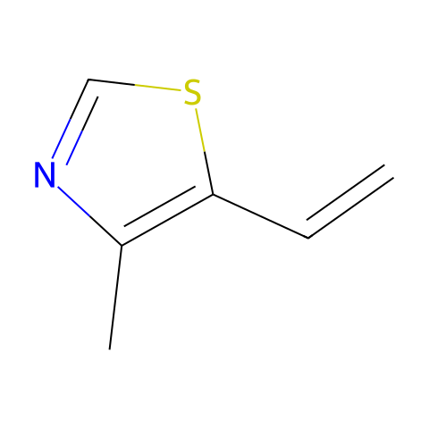 4-甲基-5-乙烯基噻唑结构图