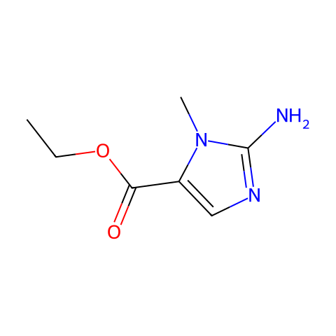 2-AMINO-3-METHYL-3H-IMIDAZOLE-4-CARBOXYLIC ACID ETHYL ESTER结构图